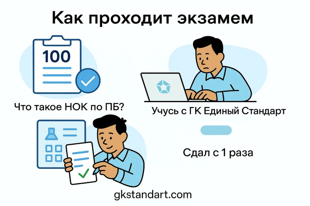 как проходит экзамен НОК по пожарной безопасности