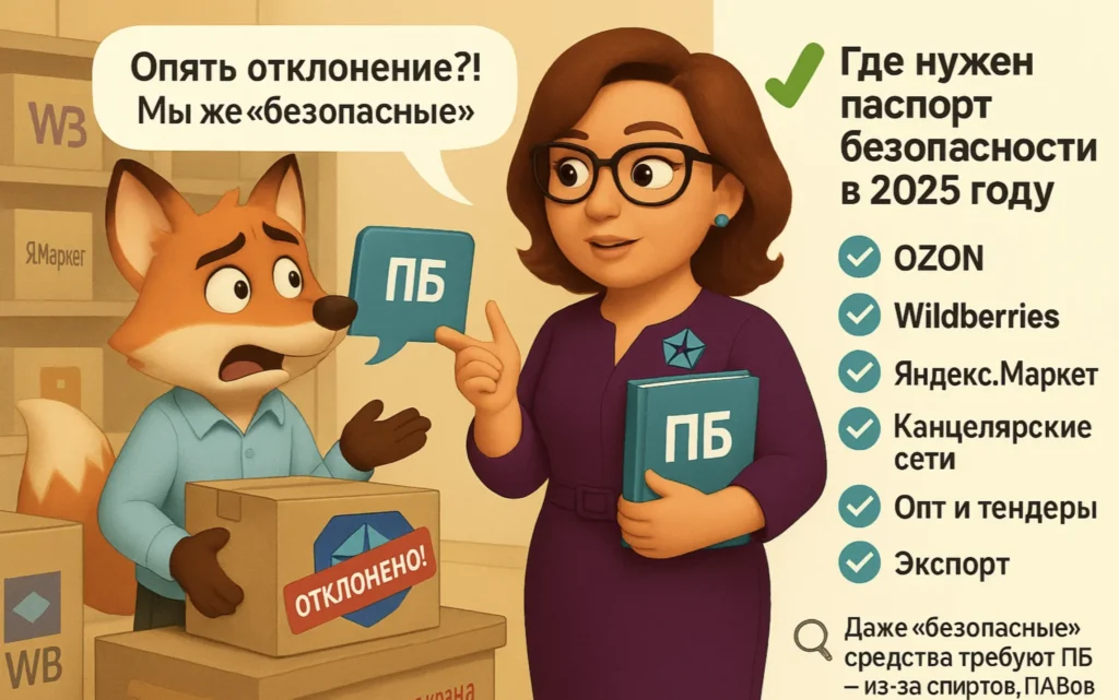 Паспорт безопасности хим продукции для средств для офисной техники