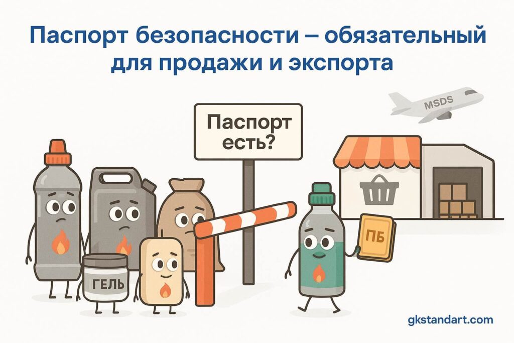 паспорт безопасности обязателен для средств для розжига и топлива для каминов