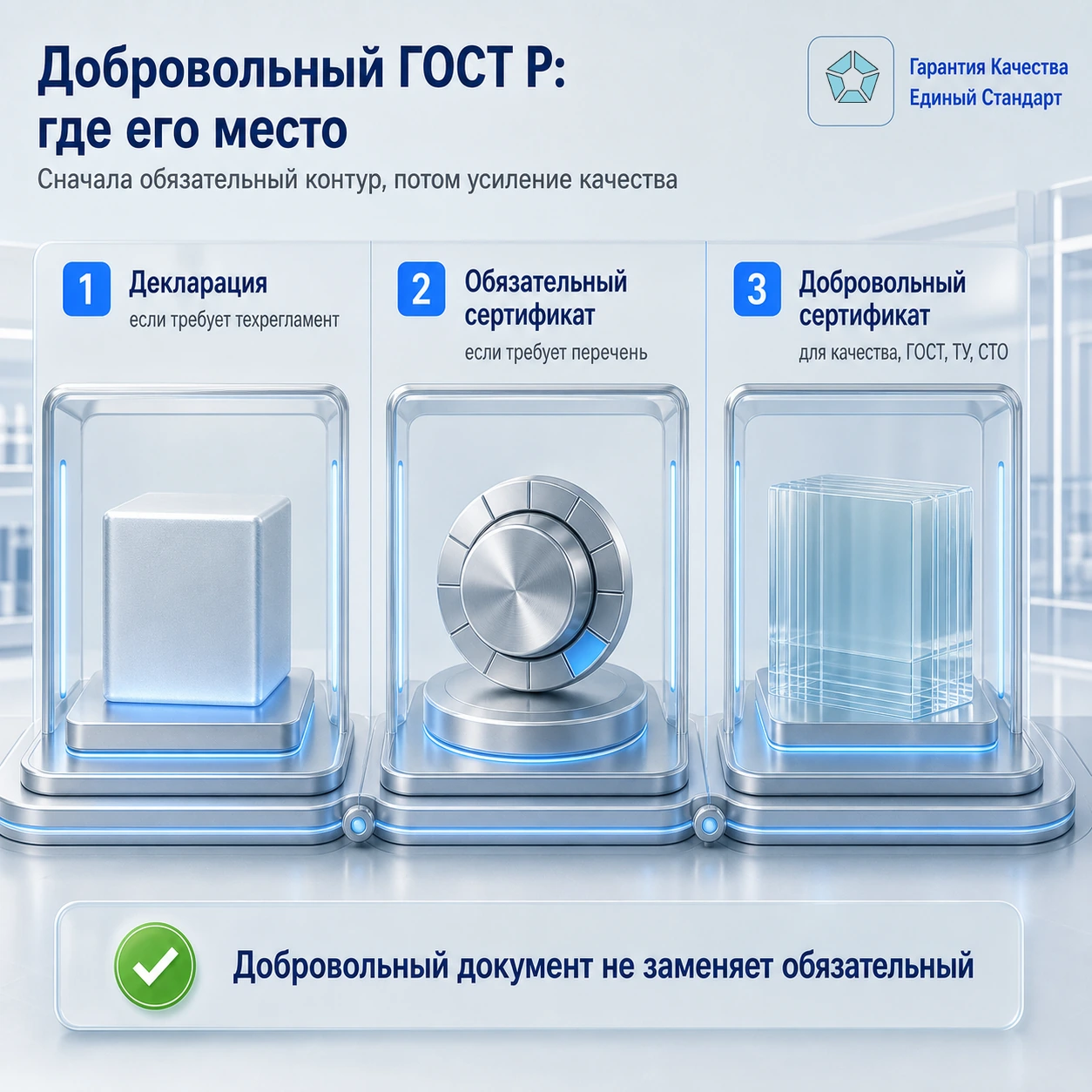 Добровольный сертификат ГОСТ Р: как получить, сроки, документы и реестр