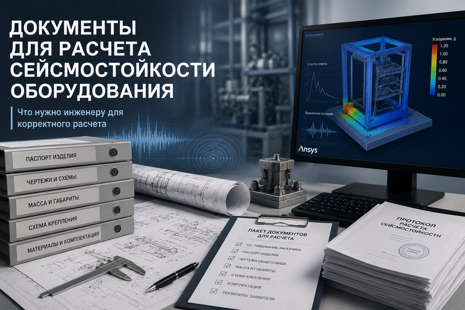 Какие документы нужны для расчёта сейсмостойкости оборудования