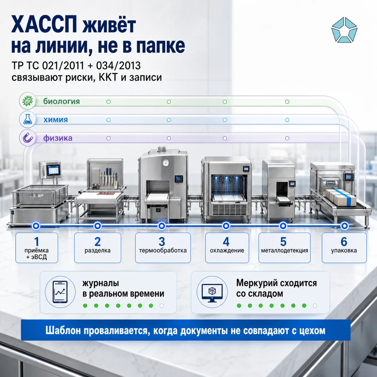 ХАССП для мясоперерабатывающих производств: ТР ТС 034/2013 и ТР ТС 021/2011