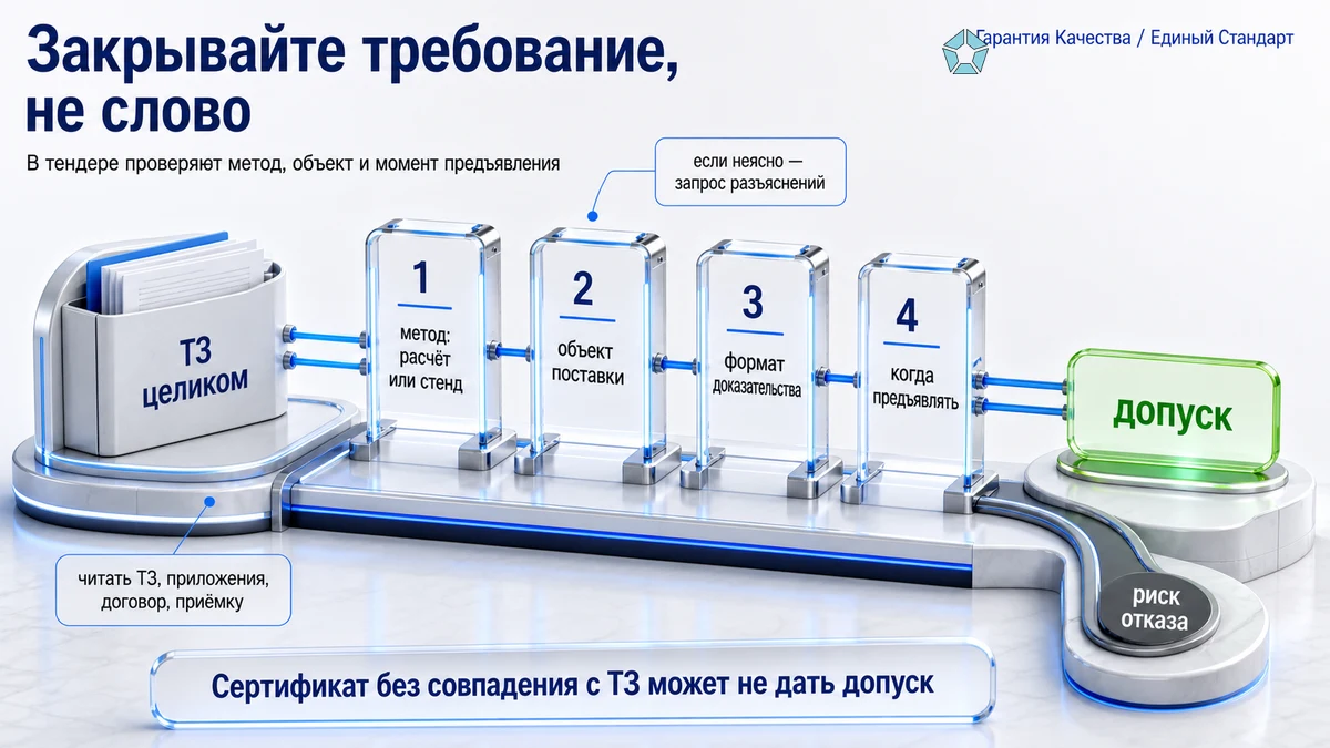 Сертификат сейсмостойкости для тендера: как понять требование ТЗ и не получить отказ