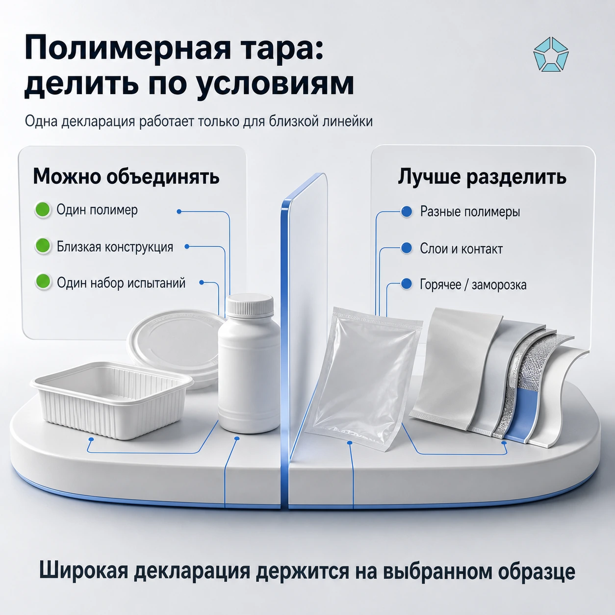 Полимерная тара по ТР ТС 005: декларация и испытания