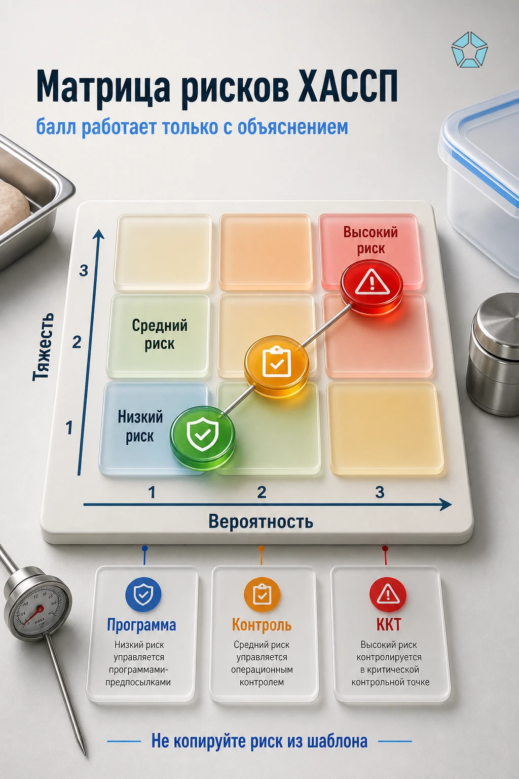 Матрица рисков в HACCP (ХАССП): как оценивать опасности без формального копирования шаблона