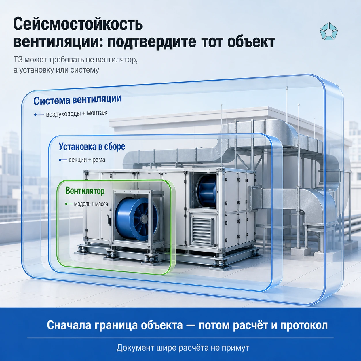 Сейсмостойкость вентиляционного оборудования: когда нужен сертификат