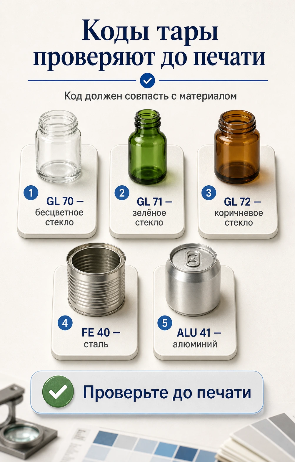 Стеклянная и металлическая тара: декларация ТР ТС производителю и импортеру
