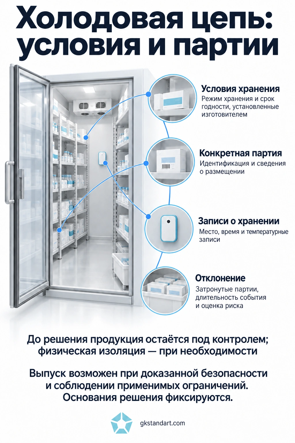Холодовая цепь: условия и партии