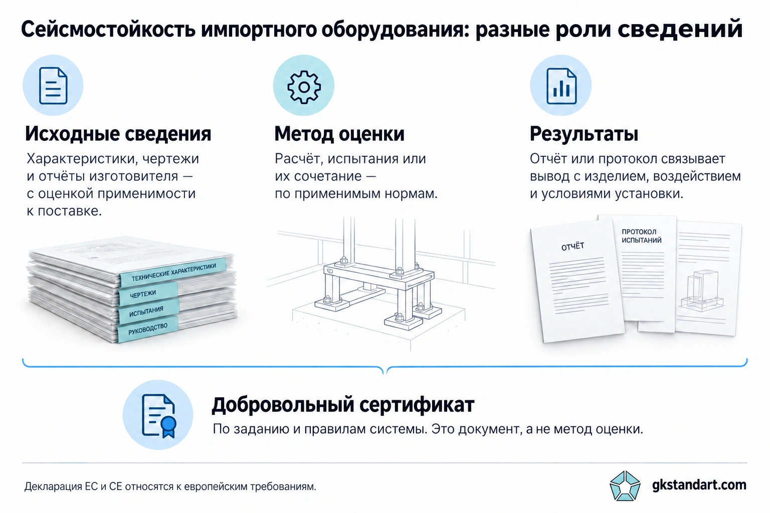 Сейсмостойкость импортного оборудования: разные роли сведений